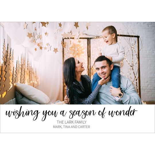 Season of Wonder Holiday Photo Cards